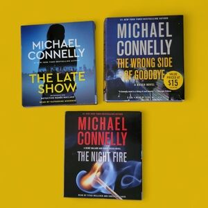 Lot of 3 Michael Connelly Audiobooks on‎ CD Bosch & Ballard Series